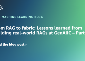 From RAG to material: Classes realized from constructing real-world RAGs at GenAIIC – Half 1